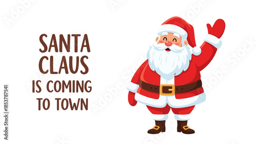 Santa Claus is coming to town this holiday season, spreading joy and festive cheer with his iconic red suit and jolly smile