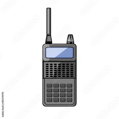 Portable two way radio providing instant communication for law enforcement officers, security teams, and emergency services, ensuring coordination and readiness in critical situations