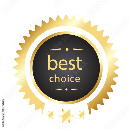 Luxury premium golden badge labels