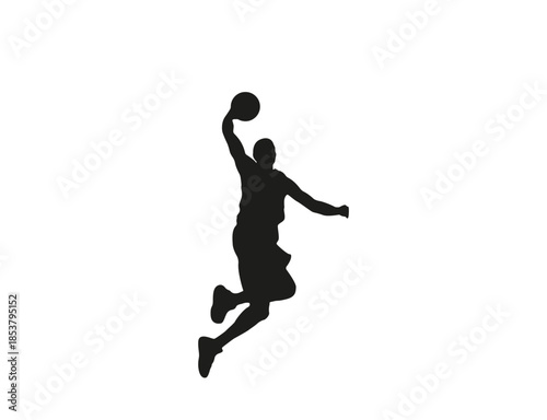 Basketball player silhouette 