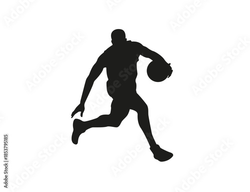 Basketball player silhouette 