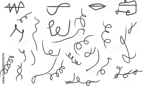 set of hand drawn sketch of fashion girls