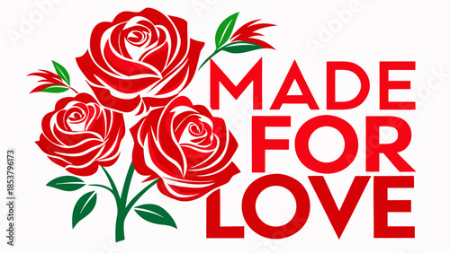 bouquet of roses vector illustration