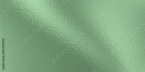 Soft green Foil Texture Background with Glass Effect or sea green glass texture. foil texture background with a glass effect, start with a rich, dark green base. Apply a metallic