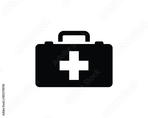 First Aid Kit Icon – Medical Emergency Box Symbol Vector