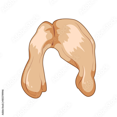 Woman's blonde hairpiece showing a timeless fashion accessory and beauty product, ideal for costume, style, or alopecia concepts on a white background