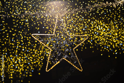 City LED decorations for the month of Ramadan.