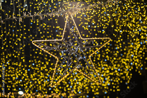 City LED decorations for the month of Ramadan.