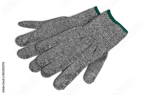 Textile work gloves