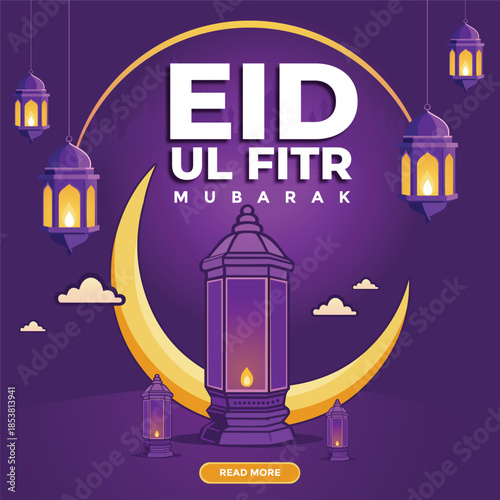 Ramadan kareem social media post design template