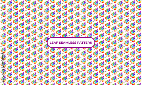 Colorful Abstract Wave Seamless Pattern Background
