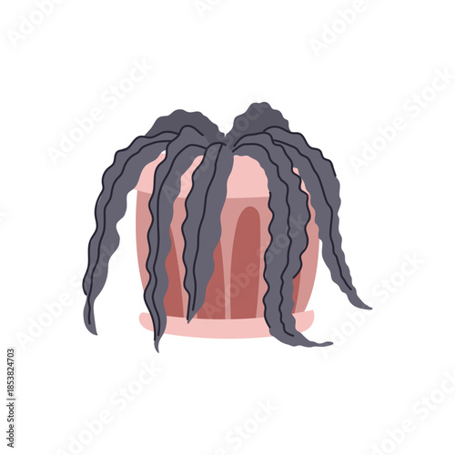 Potted houseplant with wilting dark leaves, illustrating concepts of death, decay, and neglect, presenting an unhealthy state of a once vibrant domestic plant