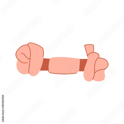 Durable dog bone chew toy illustration for playful puppies and adult dogs, ideal for training, dental health, games, and pet entertainment on a clean white background