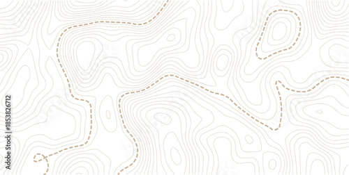 vector illustration.. Retro topographic map. Geographic contour map. Abstract outline grid.