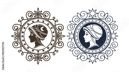  Exquisite vector medallion collection