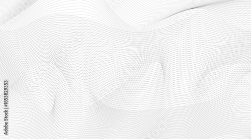 Abstract black and white dotted pattern with flowing lines creating a modern digital background texture