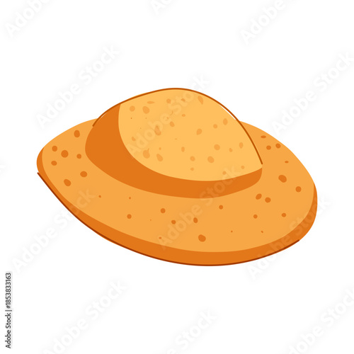 Madeleine sweet cake cookie featuring a classic shell shape and delicate texture, representing french pastry tradition, snack time, and culinary delight