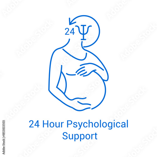 Continuous Mental Health Care Icon