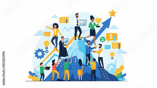 Teamwork and Collaboration for Business Growth and Success.