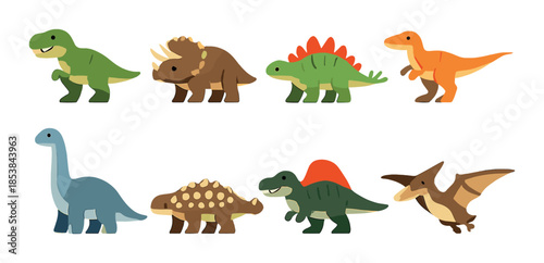 Glowing dinosaur cartoon night lights collection for kids' rooms