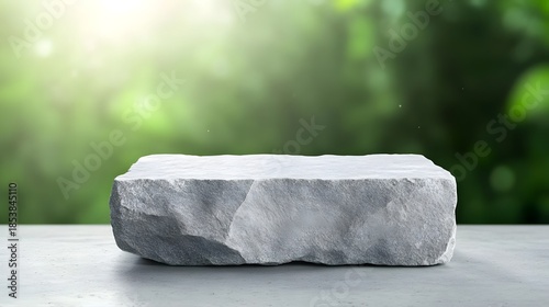 Gray stone on gray surface outdoors.