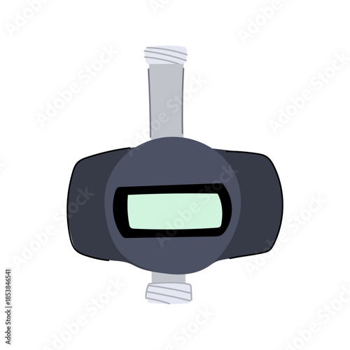 Water meter providing accurate measurement of water usage, illustrating concepts of consumption, conservation, utility management, and cost control for residential and industrial applications