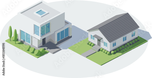Isometric pixel art illustration of a modern city bus stop with two yellow buses, benches, luggage, and a streetlamp, depicting public transportation service on white background.