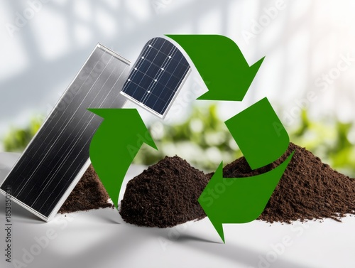Recycling solar panels creating circular economy for green energy