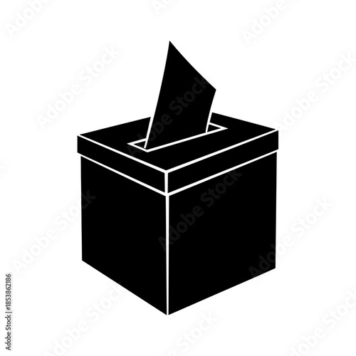 Casting vote in ballot box