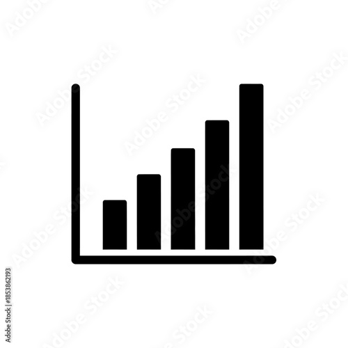 Bar chart icon representing data growth