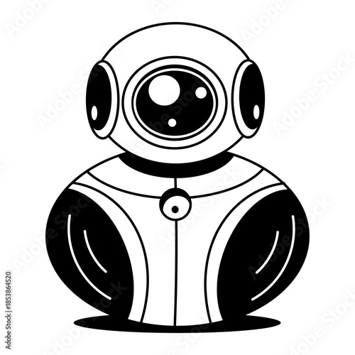 A sketchy style illustration showing ai autonomous device 