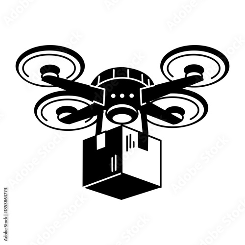 A sketchy style illustration showing ai autonomous device 