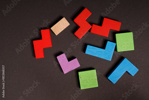 Abstract shapes and colors ...