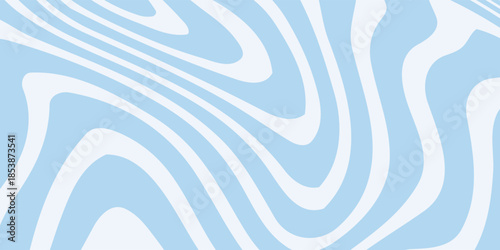 Abstract background seamless pattern with colorful waves. Trendy vector illustration in retro psychedelic style