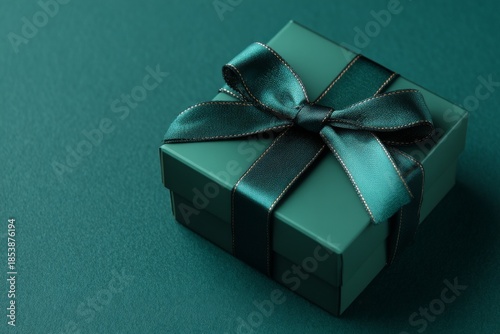 gift box on black background
