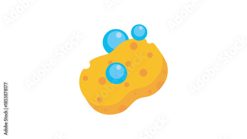 Sponge vector isolated icon. Emoji illustration. Sponge vector emoticon. 