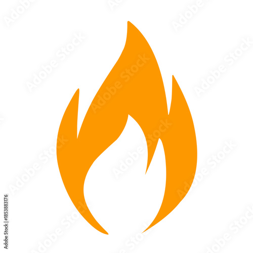 Fire icon vector 
