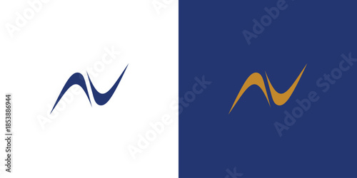 Modern and elegant N logo design