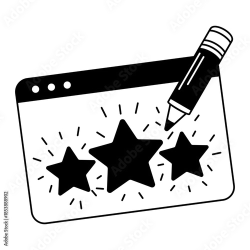 A hand drawn style illustration showing a shopping app
