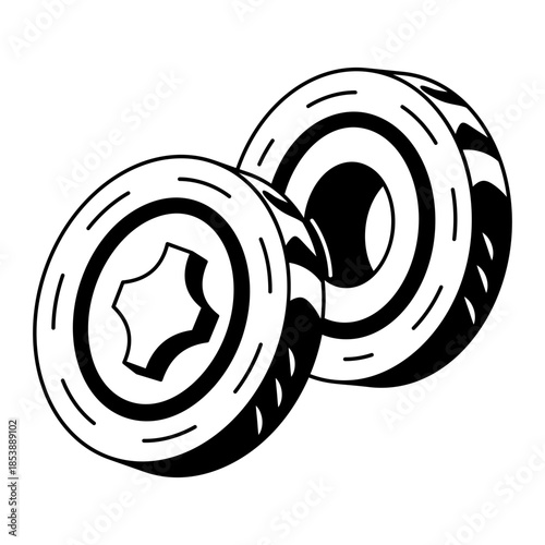 A hand drawn style illustration showing a shopping app
