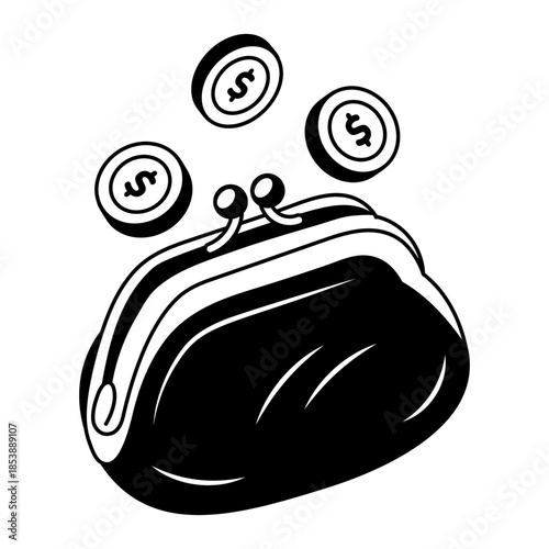 A hand drawn style illustration showing a shopping app
