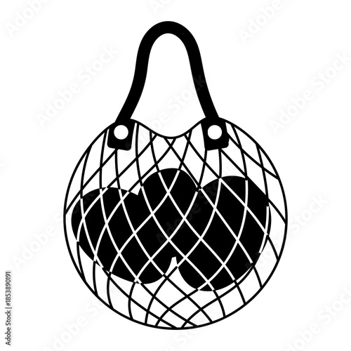 A hand drawn style illustration showing a shopping app
