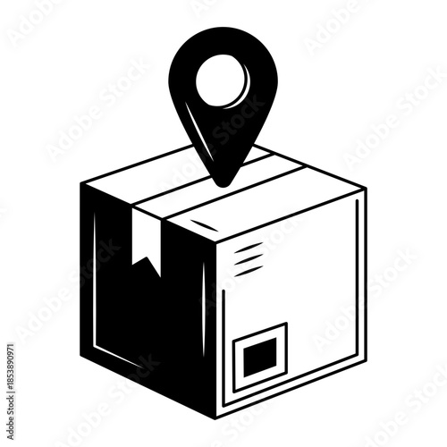 A hand drawn style illustration showing a shopping app
