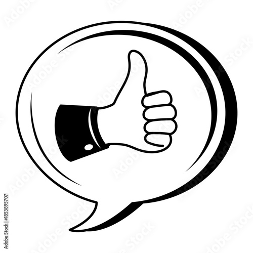 A doodle style illustration showing review mail
