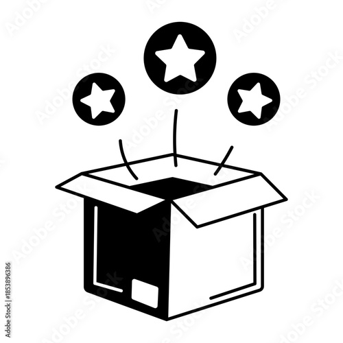 A doodle style illustration showing review mail
