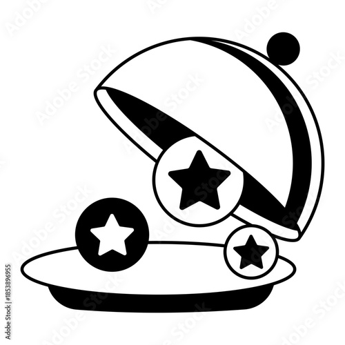 A doodle style illustration showing review mail
