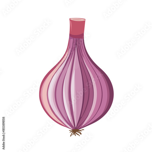 modern element in vector and EPS format clean vector isolated on a white background, An Icon clipart set, An Imaginary 2D flat icon whole shallot