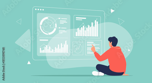 Analyzing complex data visualizations to extract insights and make informed decisions carefully