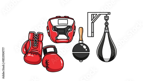 Boxing equipment for intense training and fitness