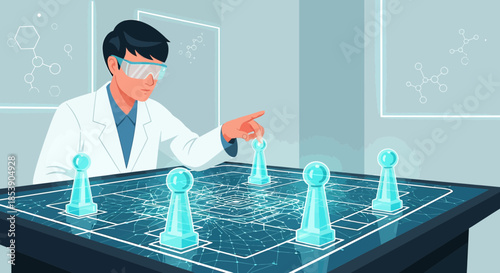 Scientist Strategizing with Technological Chess Game for Future Scientific Breakthrough